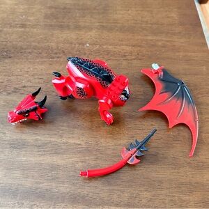 Lego Red Dragon Parts Lot From Set 70403 Castle Dragon Mountain